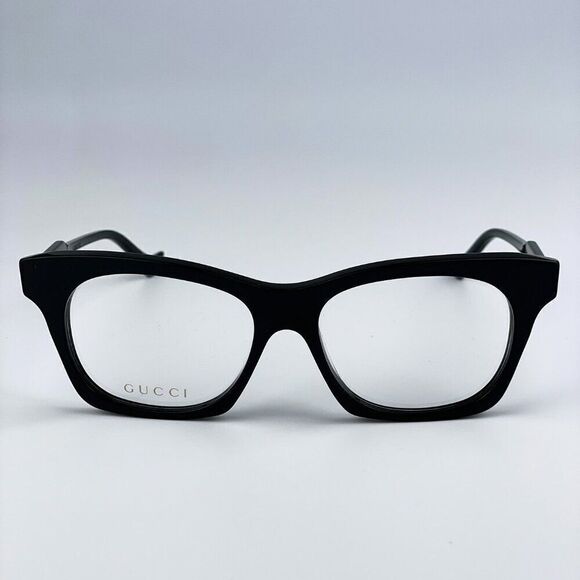 SALE! NEW Gucci GG1299O 001 Black Square Women Eyeglasses main image 5